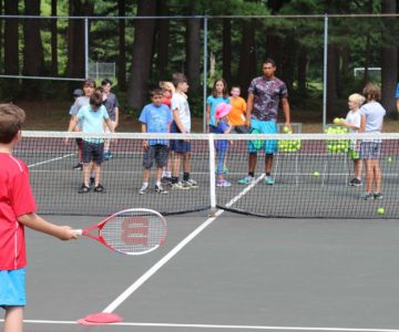 Tennis Camp at Burlington Parks & Rec Camps