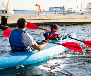 Kayaking Lake Champlain Community Sailing Center