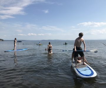 SUP with Rock Point School