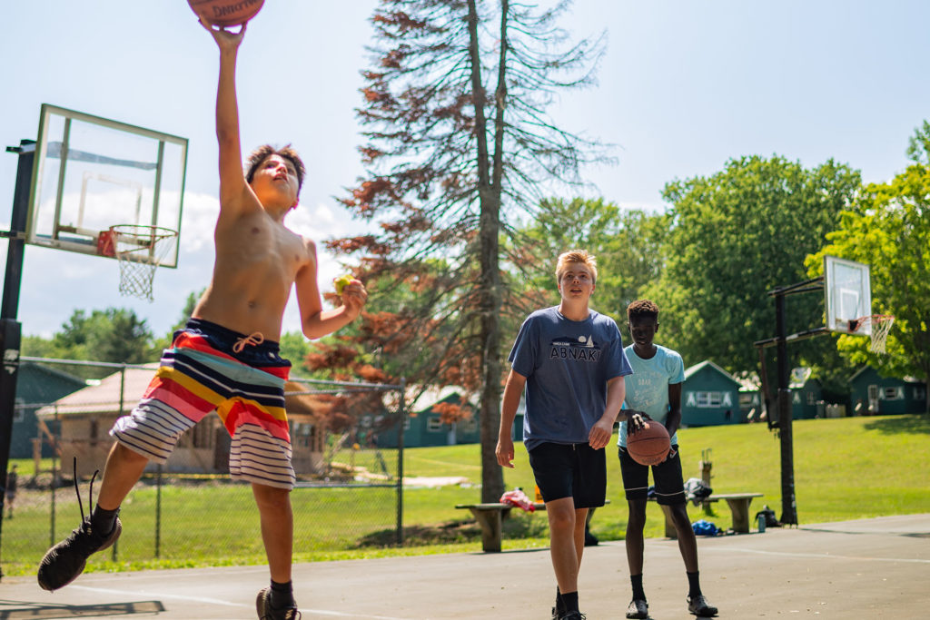 Basketball at Camp Abnaki