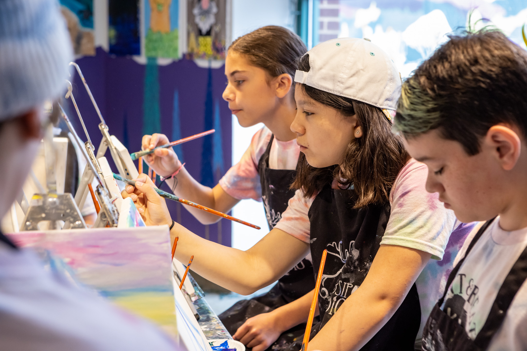 Paint & Create Kids Camp at Burlington Paint & Sip Studio Vermont