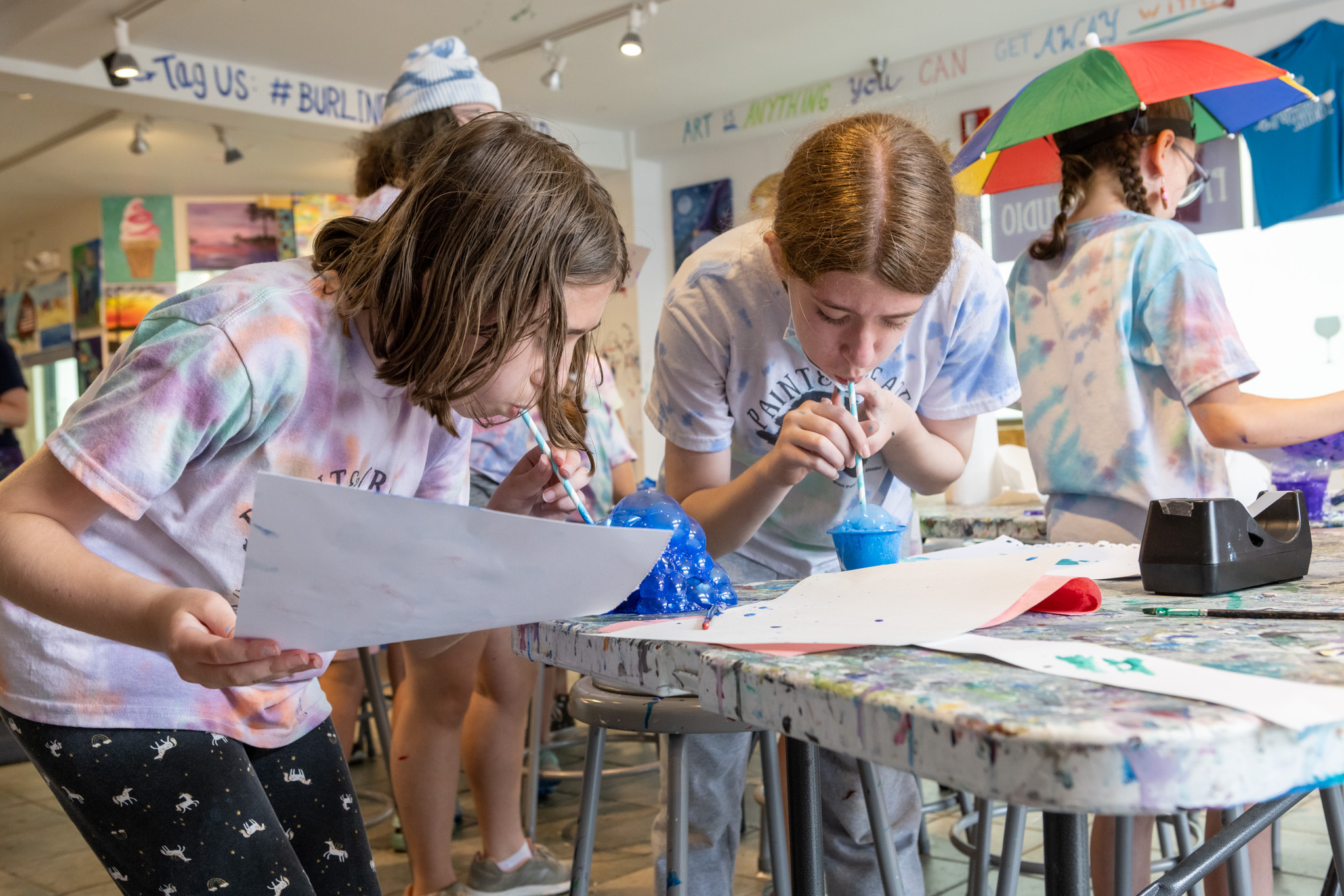 Paint & Create Kids Camp at Burlington Paint & Sip Studio Vermont