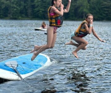 jumping off paddleboardfw