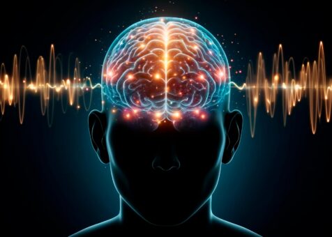 FLOW 1 brainwavessignalscircuitsartconceptillustration